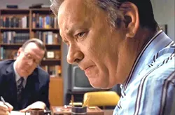 GUTS AND GLORY Tom Hanks (right) stars as editor Ben Bradlee, who pushed to publish the so-called Pentagon Papers despite a court order forbidding it. - PHOTO COURTESY OF AMBLIN ENTERTAINMENT AND DREAMWORKS