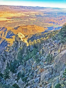 TOP OF THE WORLD The view from the Palm Springs Aerial Tramway took our breath away. - PHOTO BY GLEN STARKEY