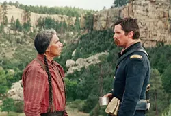 WILD WEST An American army captain must escort a dying Cheyenne war chief back to tribal lands in Hostiles. - PHOTO COURTESY OF ENTERTAINMENT STUDIOS MOTION PICTUES