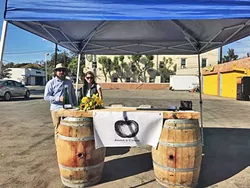 STARTING OVER After losing the start of their cider business in the Thomas Fire, Anna O'Reilly and her husband are getting back on their feet. - PHOTO COURTESY OF ANNA'S CIDER
