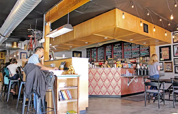 COME SAIL AWAY The Nautical Bean's new location at 2010 Parker St. is straight out of the '80s—in a good way. You can still order all the modern drinks and food you crave from their sister location on Los Osos Valley Road. Now, you just have more space to chill (plus, play Pac-Man). - PHOTO COURTESY OF NORA MURPHY