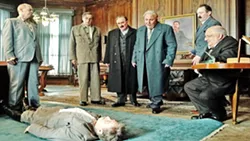 POWER TRIPS Russian comrades volley and compete to take leadership of the country in The Death of Stalin. - PHOTO COURTESY OF IFC FILMS