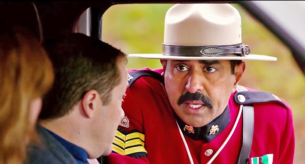 IMPOSTER Vermont Highway Patrolman Arcot 'Thorny' Ramathorn (Jay Chandrasekhar) impersonates a Canadian Mountie in an attempt to discredit his rivals. - PHOTO COURTESY OF BROKEN LIZARD INDUSTRIES