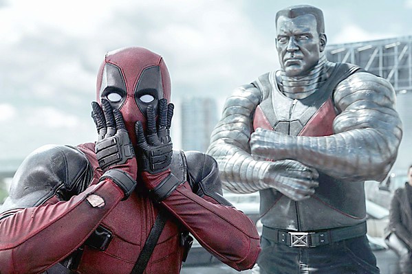OH MY! Irreverent Deadpool (Ryan Reynolds, left) and goody two-shoes Colossus (voiced by Stefan Kapicic) continue their love-hate relationship. - PHOTO COURTESY OF TWENTIETH CENTURY FOX