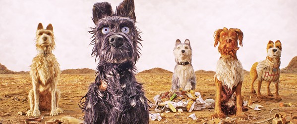 SEE SPOTS? After an epidemic leads to the banishment of dogs, a boy goes in search of his beloved canine, Spots, in Isle of Dogs. - PHOTO COURTESY OF FOX SEARCHLIGHT PICTURES