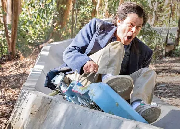 SMALL TOWN THEME PARK When a corporate amusement park moves in next door, D.C. (Johnny Knox) must save his own flailing but beloved theme park and his relationship with his daughter in Action Point. - PHOTO COURTESY OF PARAMOUNT PICTURES