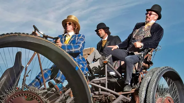 COLONEL CLAYPOOL! Metal acts Primus (pictured) and co-headliner Mastodon play the Avila Beach Golf Resort on June 28. - PHOTO COURTESY OF PRIMUS