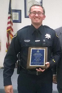 UNDER INVESTIGATION Paso Robles Police Department Sergeant Chris McGuire (above) was placed on leave May 9 after being accused of committing a “serious criminal act” according to Paso Police Department Chief Ty Lewis. - COURTESY PHOTO