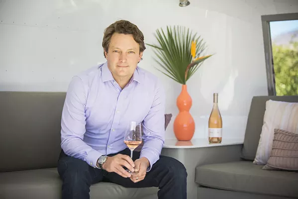 MAN IN PINK Chamisal Vineyards and Malene Wines Winemaker and General Manager Winemaker Fintan "Fin" du Fresne has thrown a modern, Californian twist on the classic rosés of Provence, France. He is also the owner of the new business Winery Mechanical Systems, which aims to service SLO County's wine industry with mechanical repairs and maintenance. - PHOTO COURTESY OF MALENE