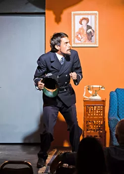 DOUBLE TIME Greg DeMartini plays both Edgar Hollister and Constable Abel Howard (pictured). - PHOTO COURTESY OF BY THE SEA PRODUCTIONS/ IAIN MACADAM