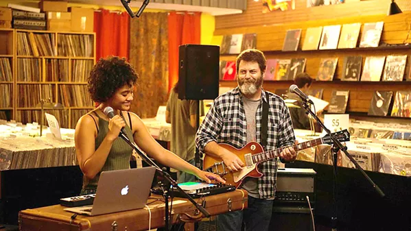 ENCORE In Hearts Beat Loud, a father (Nick Offerman) and his daughter (Kiersey Clemons) form a band the summer before she leaves for college. - PHOTO COURTESY OF GUNPOWDER & SKY