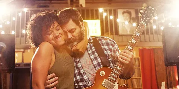 HARMONY In Hearts Beat Loud, a father (Nick Offerman) and his daughter (Kiersey Clemons) form a band the summer before she leaves for college. - PHOTO COURTESY OF GUNPOWDER & SKY