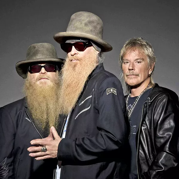 CHEAP SUNGLASSES Hard rockers ZZ Top (pictured) and opener George Thorogood play the Mid-State Fair on July 25. - PHOTO COURTESY OF ZZ TOP