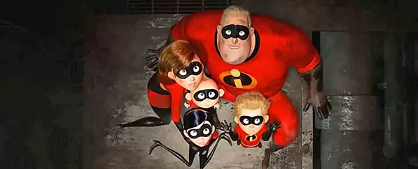 DISGRACED HEROES After damage is done to the city by the Incredibles while fighting crime, the super family is forced to go underground or find a way to make being super legal again. - PHOTO COURTESY OF DISNEY/PIXAR
