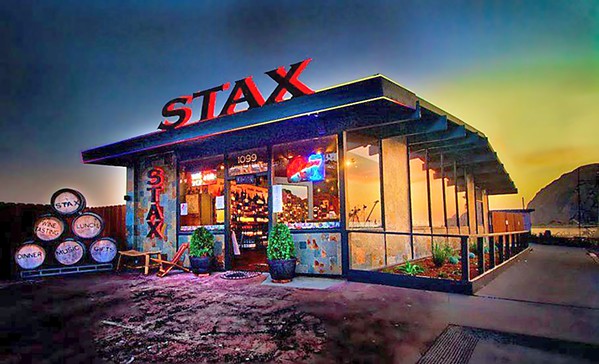 WINE BAR BUSTS OUT Stax Wine Bar and Bistro, located at 1099 Embarcadero in Morro Bay, has grown from a wine shop to a lounge to now a bustling bistro serving up meaty morsels, fresh seafood, and more. - PHOTO COURTESY OF CAVAN HADLEY