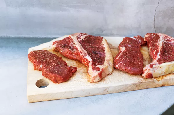 LOCAL MEAT, DELIVERED Each Central Coast Meats box comes with grass-fed beef plus pasture-raised pork and chicken. And no, you won't find hormones or GMO/soy-laced feed in these offerings. - PHOTO COURTESY OF CENTRAL COAST MEATS