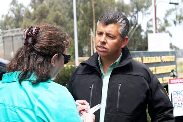 CLEARED SLO County dropped its investigation into former Lt. Gov. Abel Maldonado (pictured) after it received evidence via test results that plants on his ranch are hemp, not unlicensed cannabis. - FILE PHOTO BY AMY ASMAN
