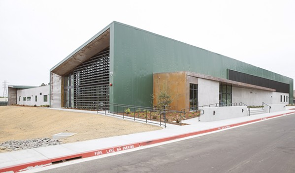 LONG WAIT OVER After several years of planning, fundraising, and construction, SLO's long-awaited homeless center at 40 Prado Road will open this month. - PHOTO BY JAYSON MELLOM