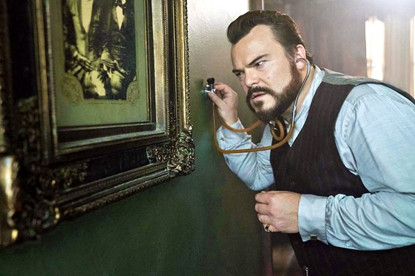 TICK-TOCK Warlock Jonathan Barnavelt (Jack Black) becomes guardian of his orphaned nephew, and together they search for a hidden clock that can destroy the world, in the family-friendly fantasy, The House with a Clock in its Walls. - PHOTO COURTESY OF DREAMWORKS