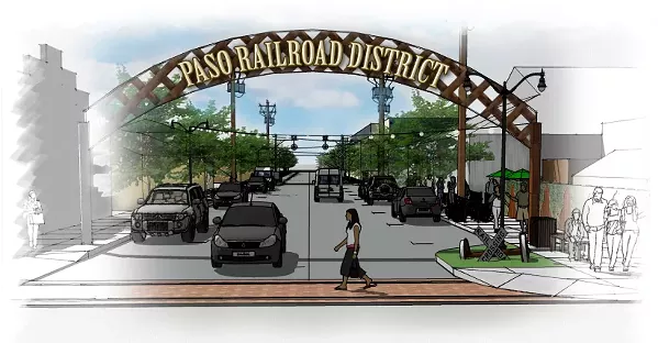 NEW LIFE Paso Robles is rolling out preliminary design ideas to revitalize Railroad Street. - PHOTO COURTESY OF THE CITY OF PASO ROBLES