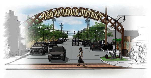 NEW LIFE Paso Robles is rolling out preliminary design ideas to revitalize Railroad Street. - PHOTO COURTESY OF THE CITY OF PASO ROBLES