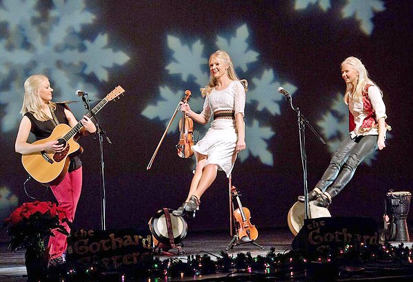 CELTIC QUEENS The Gothard Sisters play Coalesce Bookstore on Nov. 30 and Castoro Cellars on Dec. 1. - PHOTO COURTESY OF THE GOTHARD SISTERS