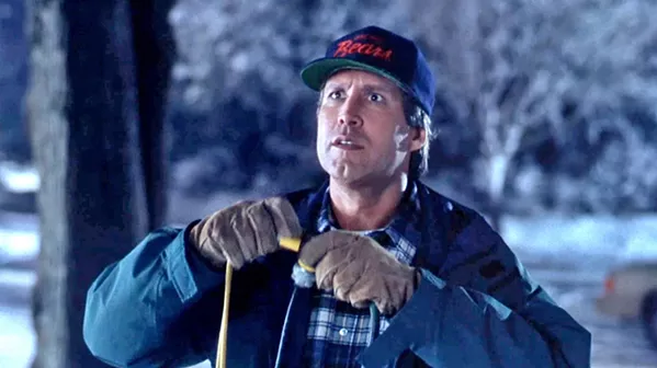 DO IT, CLARK! Clark Griswald (Chevy Chase) endures all manner of humiliation, in the 1989 classic National Lampoon's Christmas Vacation, screening Dec. 19, in Galaxy Theaters. - PHOTO COURTESY OF WARNER BROS.