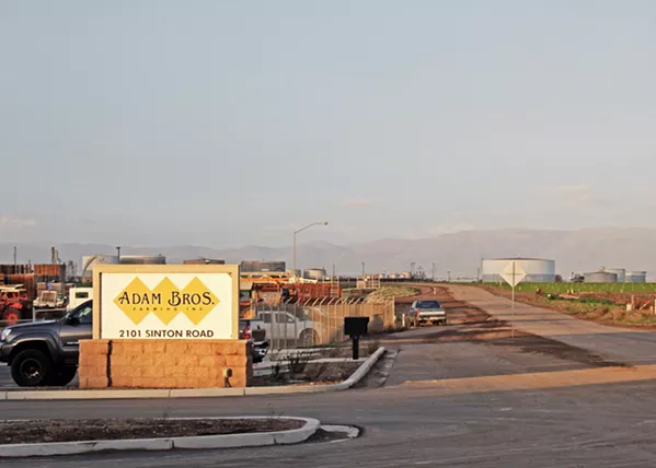RECALL Adam Brothers Farming Inc. announced on Dec. 13 that sediment in a water reservoir near the farm's produce tested positive for E. coli O157:H7, the same strain reported present in romaine lettuce in early October and has since impacted scores of individuals in multiple states. - PHOTO BY JOE PAYNE