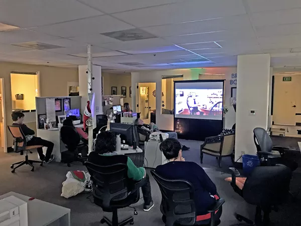 ELFING AROUND The Christmas season calls for holiday classics. So we just had to watch Elf—arguably one of Will Ferrell's best performances. - PHOTO BY RACHELLE RAMIREZ
