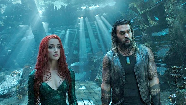 DEEP IMPACT Mera (Amber Heard) helps Arthur Curry (Jason Momoa) claim his title as heir to Atlantis and save the world, in Aquaman. - PHOTO COURTESY OF DC ENTERTAINMENT