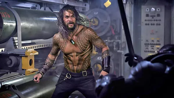 DON'T MESS WITH THE WET ONE! Arthur Curry (Jason Momoa) claims his title as heir to Atlantis and saves the world, in Aquaman. - PHOTO COURTESY OF DC ENTERTAINMENT