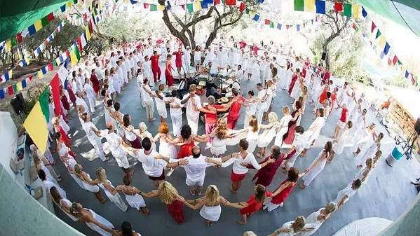 OM The documentary, Mantra: Sounds into Silence, which explores finding inner peace through chanting, screens on Jan. 18 in Atascadero's Brooke West Yoga Therapy & Meditation. - PHOTO COURTESY OF SCHUBERT INTERNATIONAL FILMPRODUKTIONS