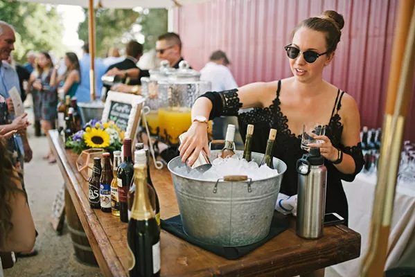 TO YOUR LIKING Copper and Crystal is unique because its goal is to serve up unique drinks at an affordable cost to the bride and groom. - PHOTO COURTESY OF YVONNE GOLL PHOTOGRAPHY