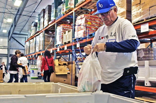 HELPING OUT Nonprofit food banks in SLO and Santa Barbara County helped provide furloughed government workers with food for themselves and their families during the 35-day shutdown. - FILE PHOTO COURTESY OF THE FOOD BANK COALITION OF SLO COUNTY