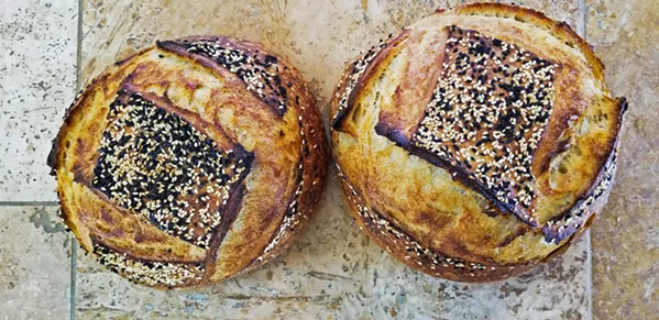 DROOL WORTHY Pamela Brown, who teaches a class on sourdough baking at the California Folk School in Los Alamos, bakes so much bread she often gives it away. With simple and limited ingredients, sourdough can be a good way to introduce yourself to home baking. - PHOTO COURTESY OF PAMELA BROWN