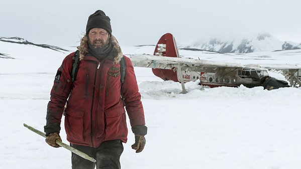 ALONE Mads Mikkelsen stars as Overg&aring;rd, who survives a plane crash in the arctic and must find a way to survive, in Arctic. - PHOTO COURTESY OF ARMORY PICTURES