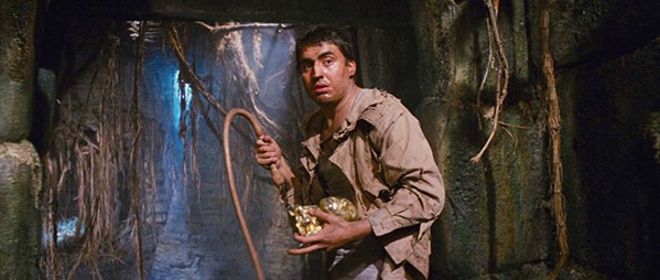 'THROW ME THE IDOL' In his first film role, Alfred Molina stars as Satipo, guide to Indiana Jones, in the 1981 film Raiders of the Lost Ark. - PHOTO COURTESY OF PARAMOUNT PICTURES