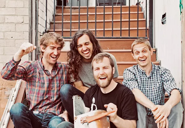 ONE FOR THE ROAD Blue-eyed soul band Próxima Parada plays a March 22 show at the SLO Brew Rock Event Center before heading out on their summer national tour. - PHOTO COURTESY OF PRÓXIMA PARADA