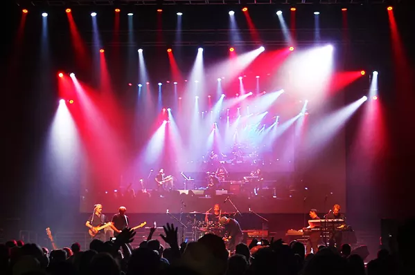 QUESTION MARK Is Which One's Pink? the real-deal Pink Floyd tribute band? Find out for yourself at SLO Brew Rock on March 30. - PHOTO COURTESY OF WHICH ONE'S PINK?