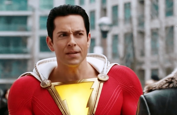KID AT HEART A young boy transforms into the superhero Shazam (Zachary Levi), but as he's having fun testing his new powers, an evil doctor hunts him to steal the powers for himself, in Shazam! - PHOTO COURTESY OF WARNER BROS. AND DC ENTERTAINMENT