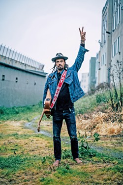 OPTIMIST Michael Franti and Spearhead play the Avila Beach Golf Resort on May 31, touring in support of Stay Human Vol. II and its amazing new anti-gun violence single, "The Flower." - PHOTO COURTESY OF ANTHONY THOEN