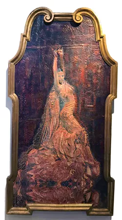 PICTURE PERFECT The Flamenco Dancer, an encaustic painting by Deprise Brescia, took shape to fit into a particular antique frame the artist already had. - PHOTOS COURTESY OF DEPRISE BRESCIA
