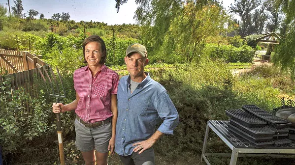AMERICAN GOTHIC Documentarian and nascent farmer John Chester and his wife, Molly, chronicle over eight years their attempt to create a sustainable farm that works in harmony with nature. - PHOTO COURTESY OF FARMLORE FILMS