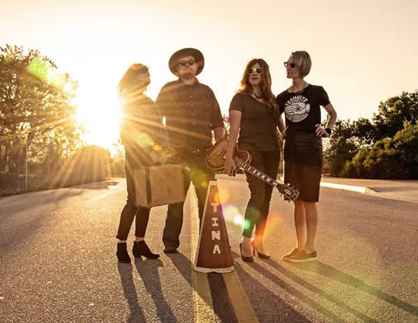 GET 'EM WHILE THEY'RE HOT Local rockers Hot Tina will play Frog and Peach on June 25, before embarking on their summer Pacific Northwest tour. - PHOTO COURTESY OF HOT TINA