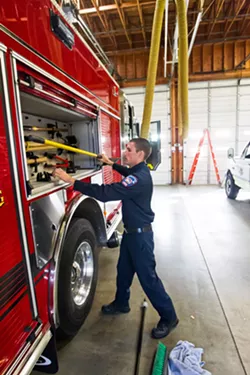 IN THE NOW Oceano and Grover Beach took their turns signing an amendment for the Five Cities Fire Authority that also creates a funding plan if Oceano backs out of the agreement next year. - FILE PHOTO BY JAYSON MELLOM