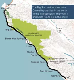 DEMAND Caltrans is collaborating with a stakeholder advisory committee to address the increasing visitor demand along the Big Sur Coast. - PHOTO COURTESY OF CALTRANS