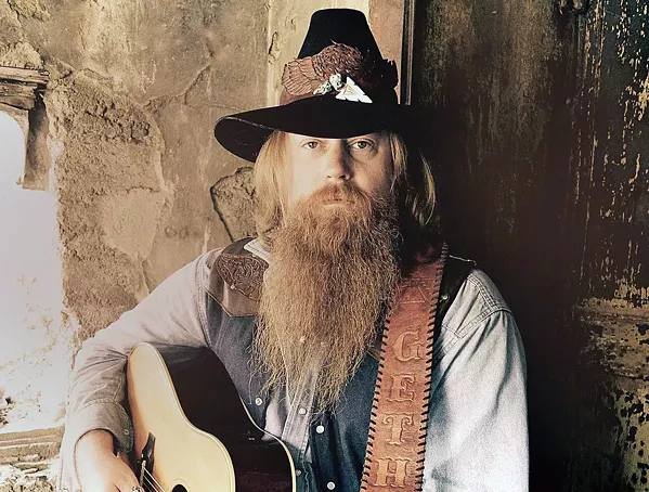 ALL-AMERICAN Gethen Jenkins—a U.S. Marine vet who was West Virginia-born but raised in an Alaskan Indian village—brings his original music to Sweet Springs Saloon on July 11. - PHOTO COURTESY OF GETHEN JENKINS