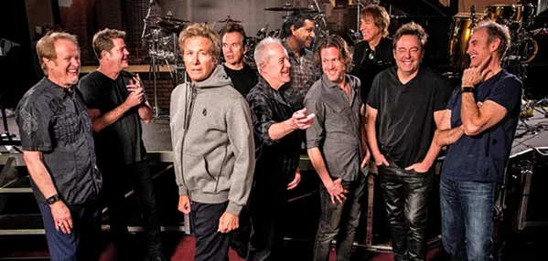 ROCK, HORNS, AND HITS Legendary rock band Chicago plays the Vina Robles Amphitheatre on July 24. - PHOTO COURTESY OF CHIGACO