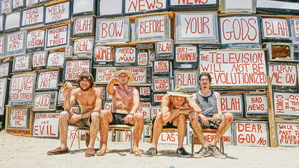 GET HAPPY Self-described "dysfunctional surf pop grunge" act The Happys play Frog and Peach on July 24. - PHOTO COURTESY OF THE HAPPYS