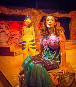 PART OF THAT WORLD Ariel (Maggie Zuniga) longs to leave the ocean behind and walk among humans, but at what cost? - PHOTOS COURTESY OF RYLO MEDIA DESIGN